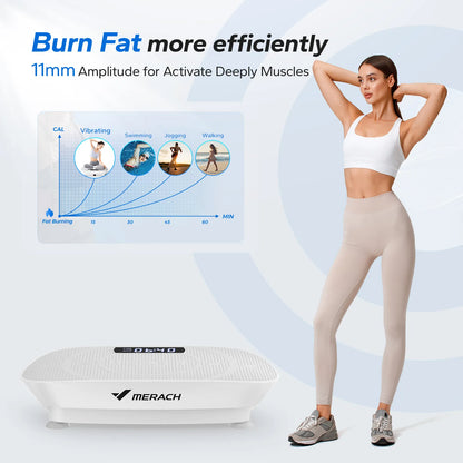 Slim Vibration Exercise Machine Plate