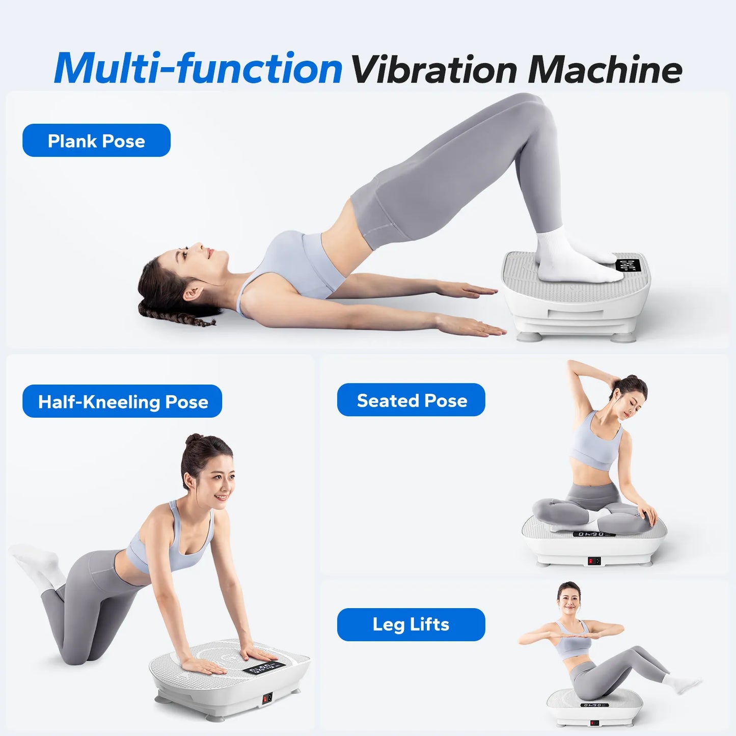 Slim Vibration Exercise Machine Plate